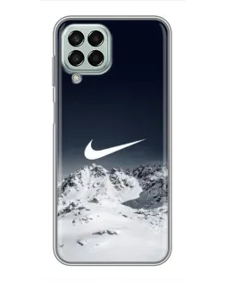 Чохол для Samsung Galaxy M33 (5G) (M336B) з картинкою «Nike — зимові гори»