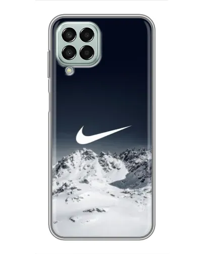Чохол для Samsung Galaxy M33 (5G) (M336B) з картинкою «Nike — зимові гори»