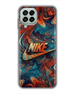 Чохол для Samsung Galaxy M33 (5G) (M336B) з картинкою «Nike в абстракції»