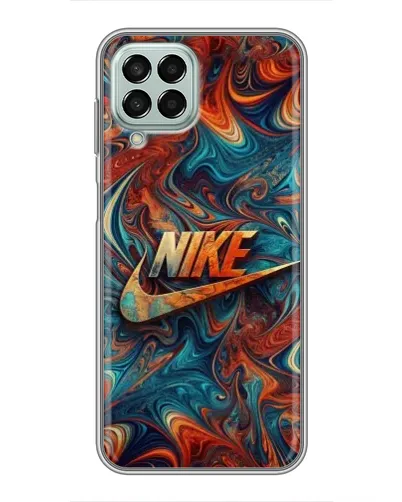 Чохол для Samsung Galaxy M33 (5G) (M336B) з картинкою «Nike в абстракції»