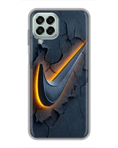 Чохол для Samsung Galaxy M33 (5G) (M336B) з картинкою «Об'ємний логотип Найк»