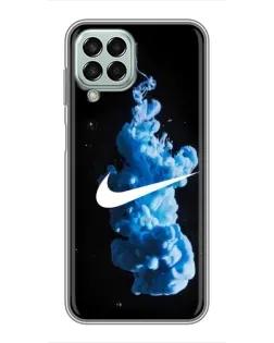 Чохол для Samsung Galaxy M33 (5G) (M336B) з картинкою «Nike та синій дим»