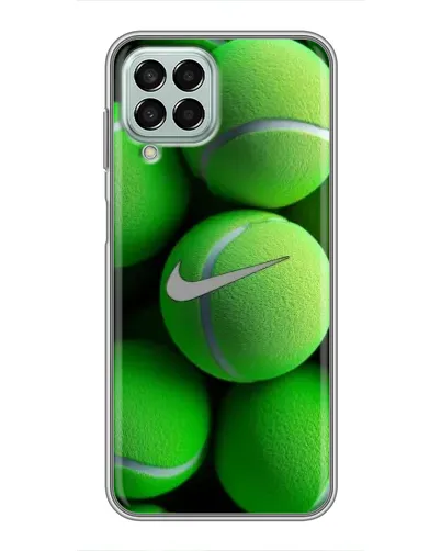 Чохол для Samsung Galaxy M33 (5G) (M336B) з картинкою «Тенісні м'ячі Найк»