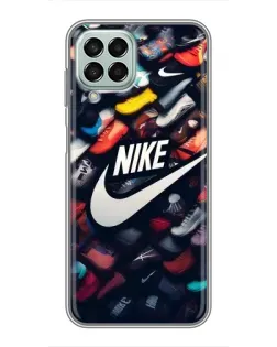 Чохол для Samsung Galaxy M33 (5G) (M336B) з картинкою «Колекція кросівок Nike»