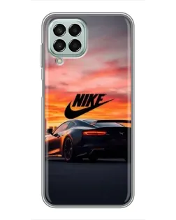 Чохол для Samsung Galaxy M33 (5G) (M336B) з картинкою «Nike та суперкар»
