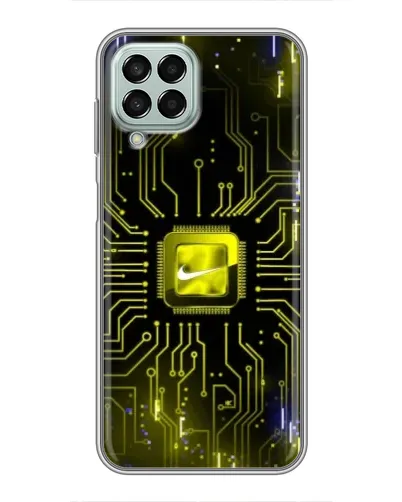 Чохол для Samsung Galaxy M33 (5G) (M336B) з картинкою «Nike — золота іскра»
