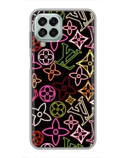 Чехол для Samsung Galaxy M33 (5G) (M336B) с картинкой «Неоновый микс Nike»