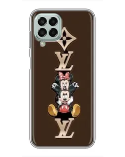 Чохол для Samsung Galaxy M33 (5G) (M336B) з картинкою «LV та Міккі Маус»