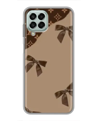 Чохол для Samsung Galaxy M33 (5G) (M336B) з картинкою «LV — кавовий атлас»