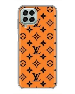 Чохол для Samsung Galaxy M33 (5G) (M336B) з картинкою «Помаранчевий стиль LV»