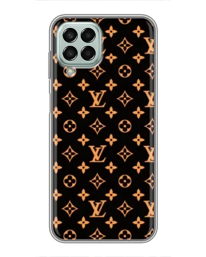 Чохол для Samsung Galaxy M33 (5G) (M336B) з картинкою «Золота монограма LV»