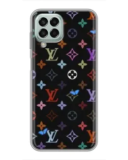 Чохол для Samsung Galaxy M33 (5G) (M336B) з картинкою «Кольорова монограма LV»