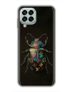 Чохол для Samsung Galaxy M33 (5G) (M336B) з картинкою «LV — мармуровий принт»