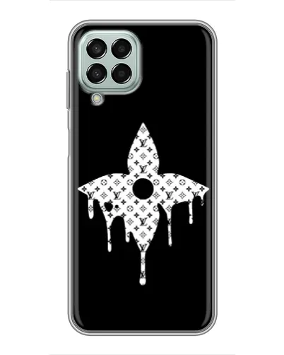 Чохол для Samsung Galaxy M33 (5G) (M336B) з картинкою «Квіткова монограма»
