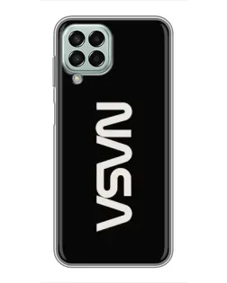 Чохол для Samsung Galaxy M33 (5G) (M336B) з картинкою «NASA — вертикальний логотип»