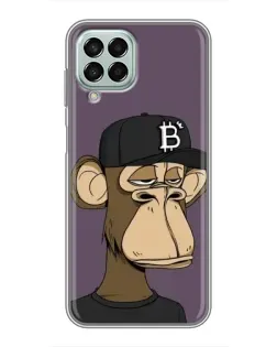 Чохол для Samsung Galaxy M33 (5G) (M336B) з картинкою «Bored Ape в кепці»