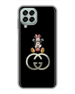 Чохол для Samsung Galaxy M33 (5G) (M336B) з картинкою «Мінні Маус на лого»