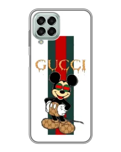 Чохол для Samsung Galaxy M33 (5G) (M336B) з картинкою «Міккі Маус Gucci — смуги» Чохол для Samsung Galaxy M33 (5G) (M336B) з картинкою «Міккі Маус Gucci — смуги»