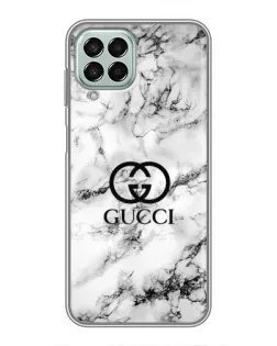 Чохол для Samsung Galaxy M33 (5G) (M336B) з картинкою «Gucci — мармуровий шик»