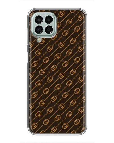 Чохол для Samsung Galaxy M33 (5G) (M336B) з картинкою «Gucci — золоті діагоналі» Чохол для Samsung Galaxy M33 (5G) (M336B) з картинкою «Gucci — золоті діагоналі»
