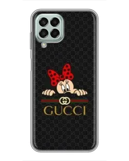 Чохол для Samsung Galaxy M33 (5G) (M336B) з картинкою «Мінні Маус Gucci — чорний»