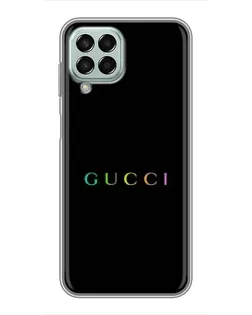 Чехол для Samsung Galaxy M33 (5G) (M336B) с картинкой «Gucci — неоновый минимализм»