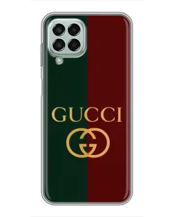 Чехол для Samsung Galaxy M33 (5G) (M336B) с картинкой «Gucci — темно-зеленый градиент»