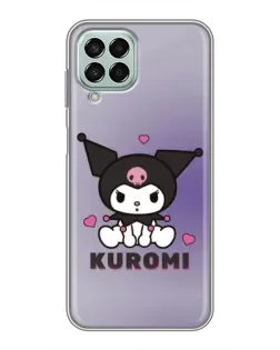 Чехол для Samsung Galaxy M33 (5G) (M336B) с картинкой «Kuromi — фиолетовый арт»