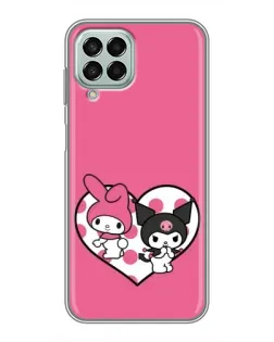 Чехол для Samsung Galaxy M33 (5G) (M336B) с картинкой «Kuromi и My Melody»