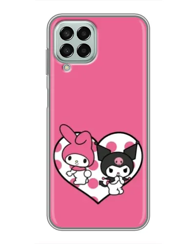 Чехол для Samsung Galaxy M33 (5G) (M336B) с картинкой «Kuromi и My Melody» Чехол для Samsung Galaxy M33 (5G) (M336B) с картинкой «Kuromi и My Melody»