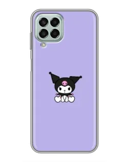Чехол для Samsung Galaxy M33 (5G) (M336B) с картинкой «Kuromi — фиолетовый минимализм»