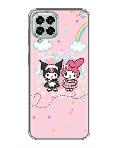 Чехол для Samsung Galaxy M33 (5G) (M336B) с картинкой «My Melody и Kuromi» Чехол для Samsung Galaxy M33 (5G) (M336B) с картинкой «My Melody и Kuromi»