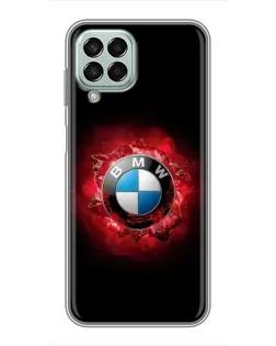 Чехол для Samsung Galaxy M33 (5G) (M336B) с картинкой «Логотип BMW — вспышка»