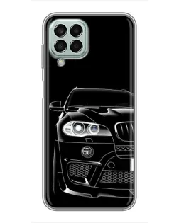 Чехол для Samsung Galaxy M33 (5G) (M336B) с картинкой «Темный силуэт BMW»