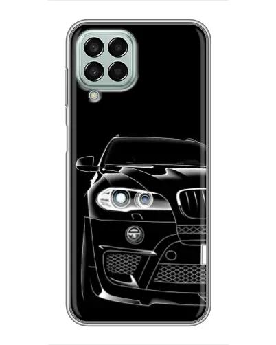 Чехол для Samsung Galaxy M33 (5G) (M336B) с картинкой «Темный силуэт BMW»