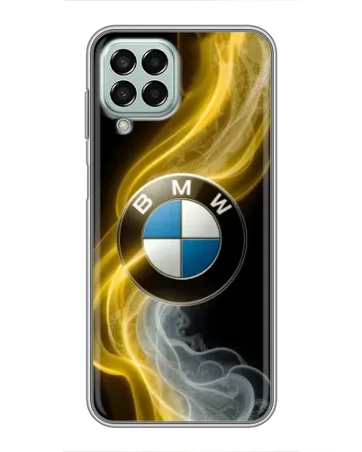 Чехол для Samsung Galaxy M33 (5G) (M336B) с картинкой «Золотистый дым BMW»