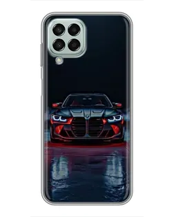 Чехол для Samsung Galaxy M33 (5G) (M336B) с картинкой «BMW на мокрой дороге»