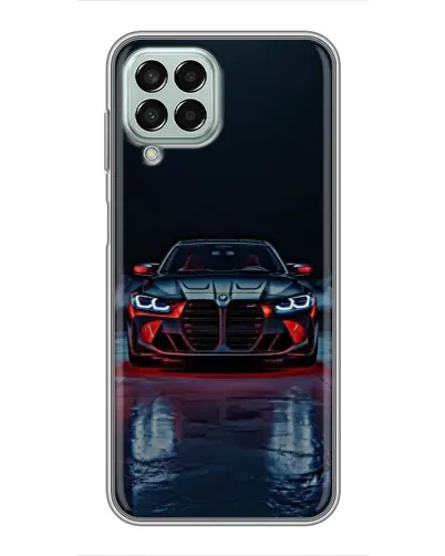 Чехол для Samsung Galaxy M33 (5G) (M336B) с картинкой «BMW на мокрой дороге»