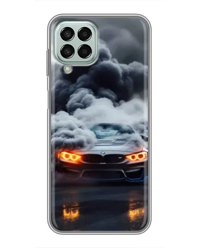 Чехол для Samsung Galaxy M33 (5G) (M336B) с картинкой «BMW в дыму»