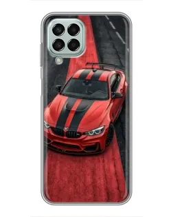 Чехол для Samsung Galaxy M33 (5G) (M336B) с картинкой «BMW на красной дорожке»