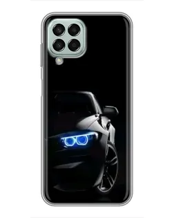 Чохол для Samsung Galaxy M33 (5G) (M336B) з картинкою «BMW — нічний погляд»