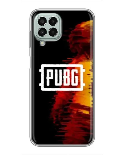 Чехол для Samsung Galaxy M33 (5G) (M336B) с картинкой «Яркий логотип PUBG»