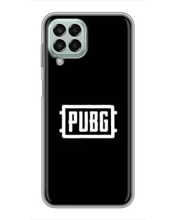 Чехол для Samsung Galaxy M33 (5G) (M336B) с картинкой «Лого BMW — металлический блеск»