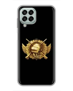 Чехол для Samsung Galaxy M33 (5G) (M336B) с картинкой «PUBG — оранжевый градиент»