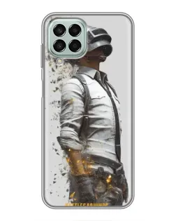 Чехол для Samsung Galaxy M33 (5G) (M336B) с картинкой «PUBG — боец в пыли»