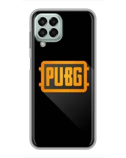 Чехол для Samsung Galaxy M33 (5G) (M336B) с картинкой «PUBG — рамка лого»