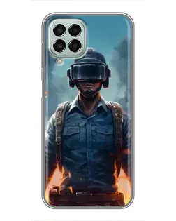 Чехол для Samsung Galaxy M33 (5G) (M336B) с картинкой «PUBG — реалистичный герой»
