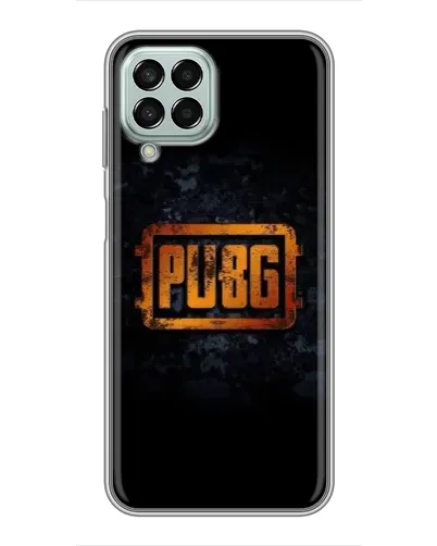 Чехол для Samsung Galaxy M33 (5G) (M336B) с картинкой «PUBG — золотой логотип»