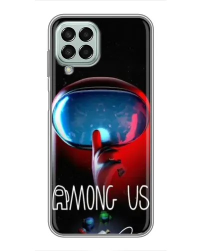 Чехол для Samsung Galaxy M33 (5G) (M336B) с картинкой «Красный импостер — макро» Чехол для Samsung Galaxy M33 (5G) (M336B) с картинкой «Красный импостер — макро»