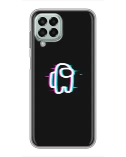 Чехол для Samsung Galaxy M33 (5G) (M336B) с картинкой «Among Us неон»